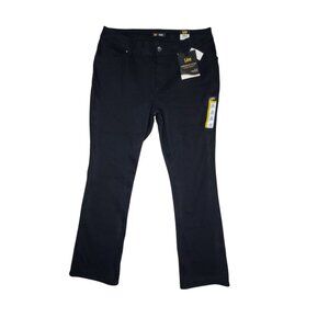 Lee Regular Fit Bootcut Mid Rise Black Jeans Stretch 18W NWT